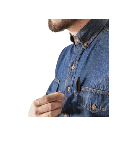 Camisa Jean índigo Azul Manga Larga - Hombre -Tienda Central